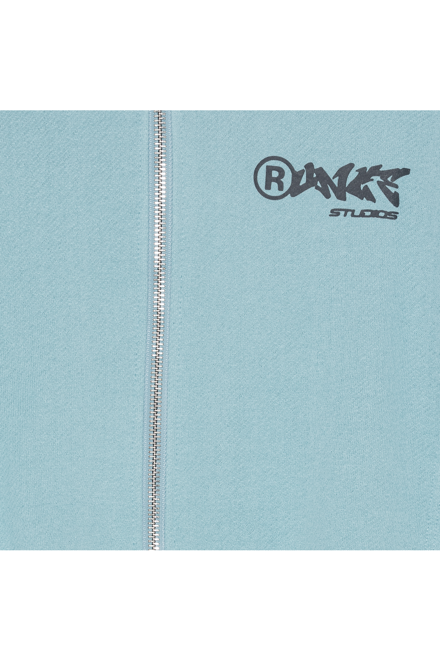 Essential Zip Hoodie Baby Blue