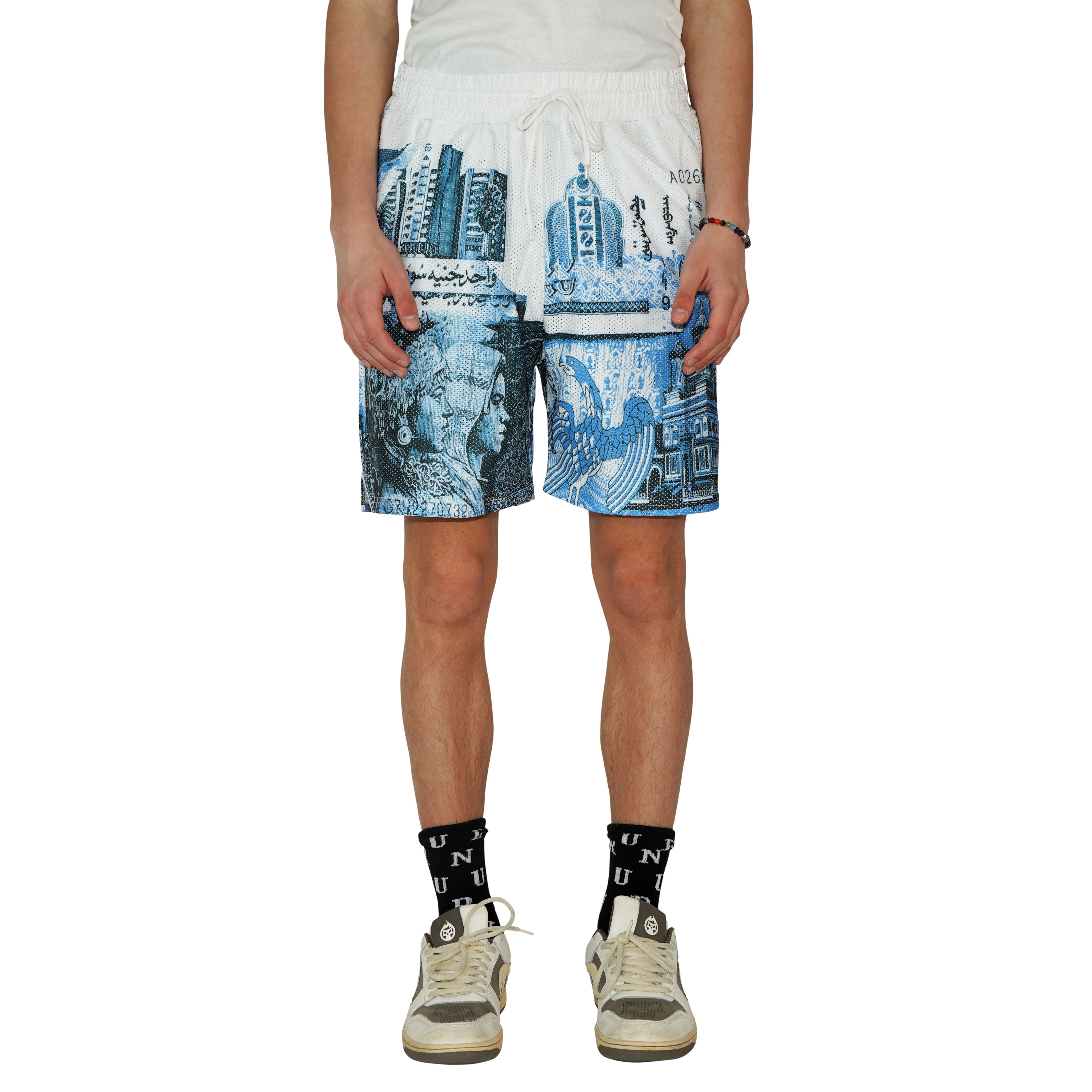 Okane Mesh Shorts Blue