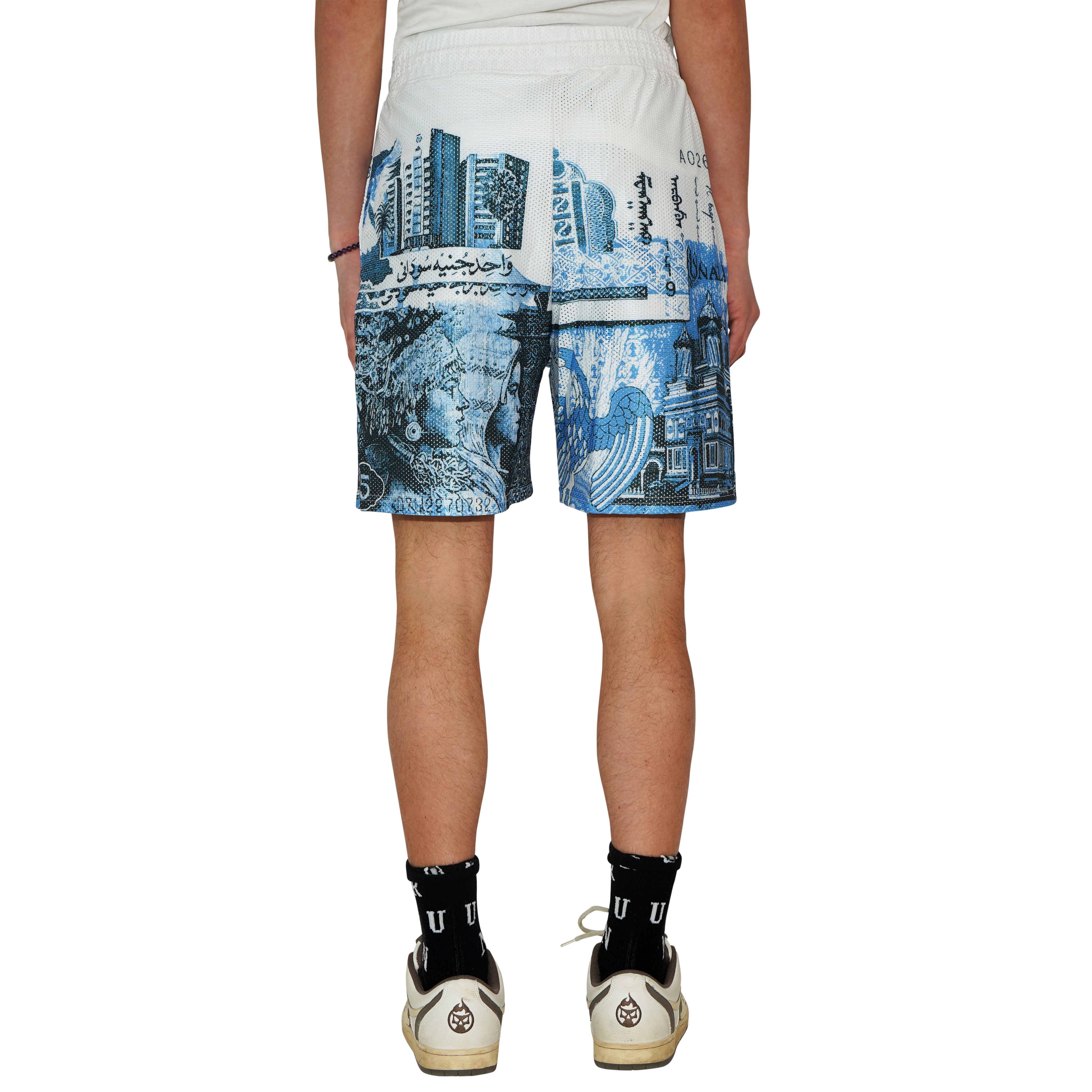 Okane Mesh Shorts Blue