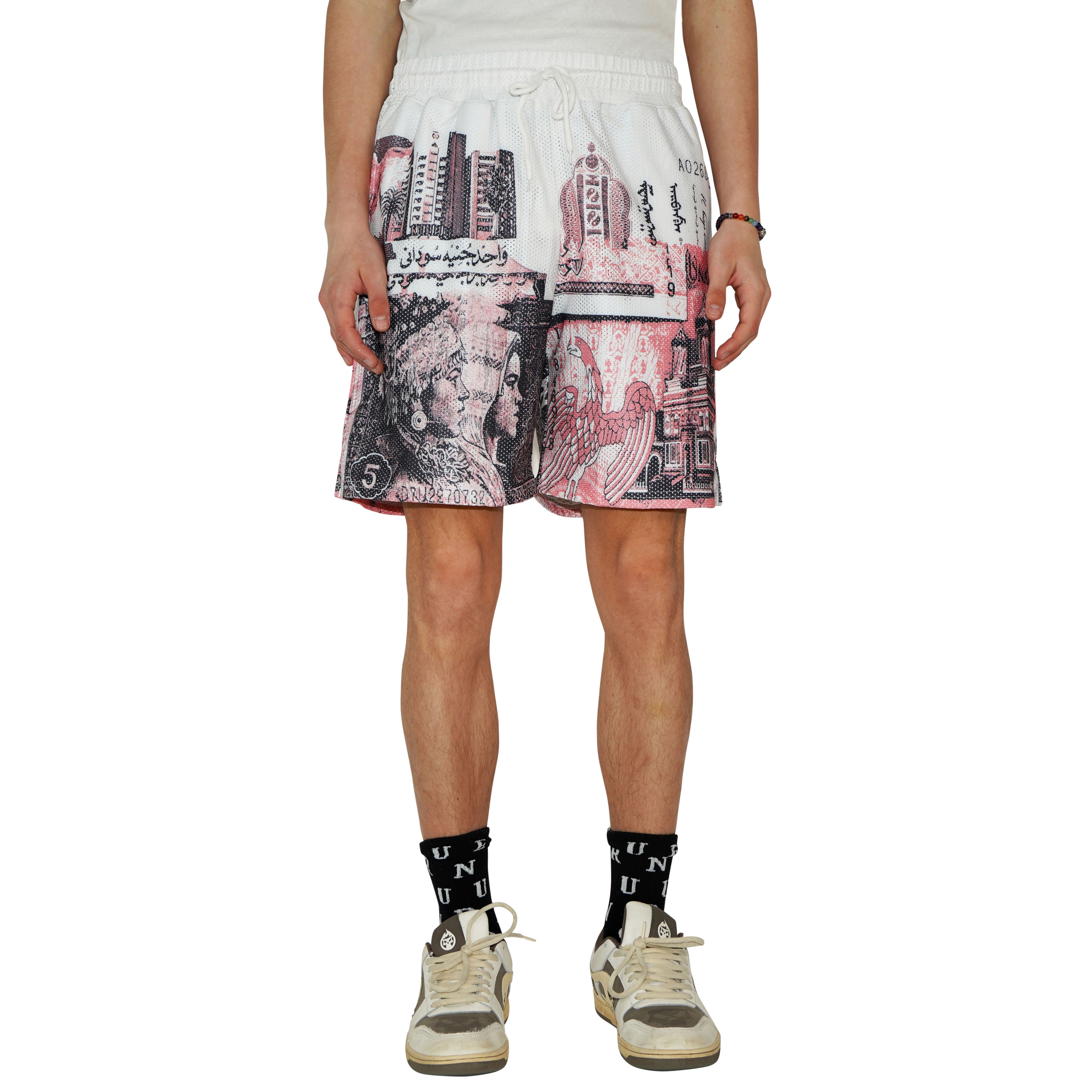 Okane Mesh Shorts Red