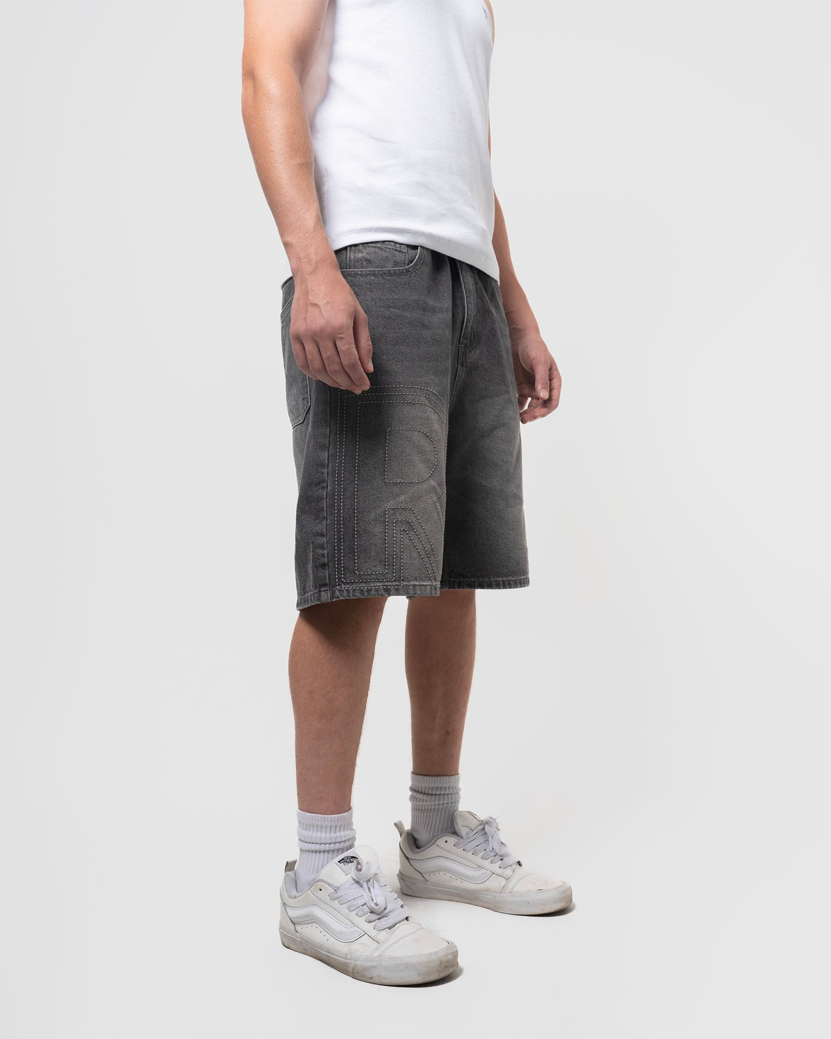 Washed Logo Jorts