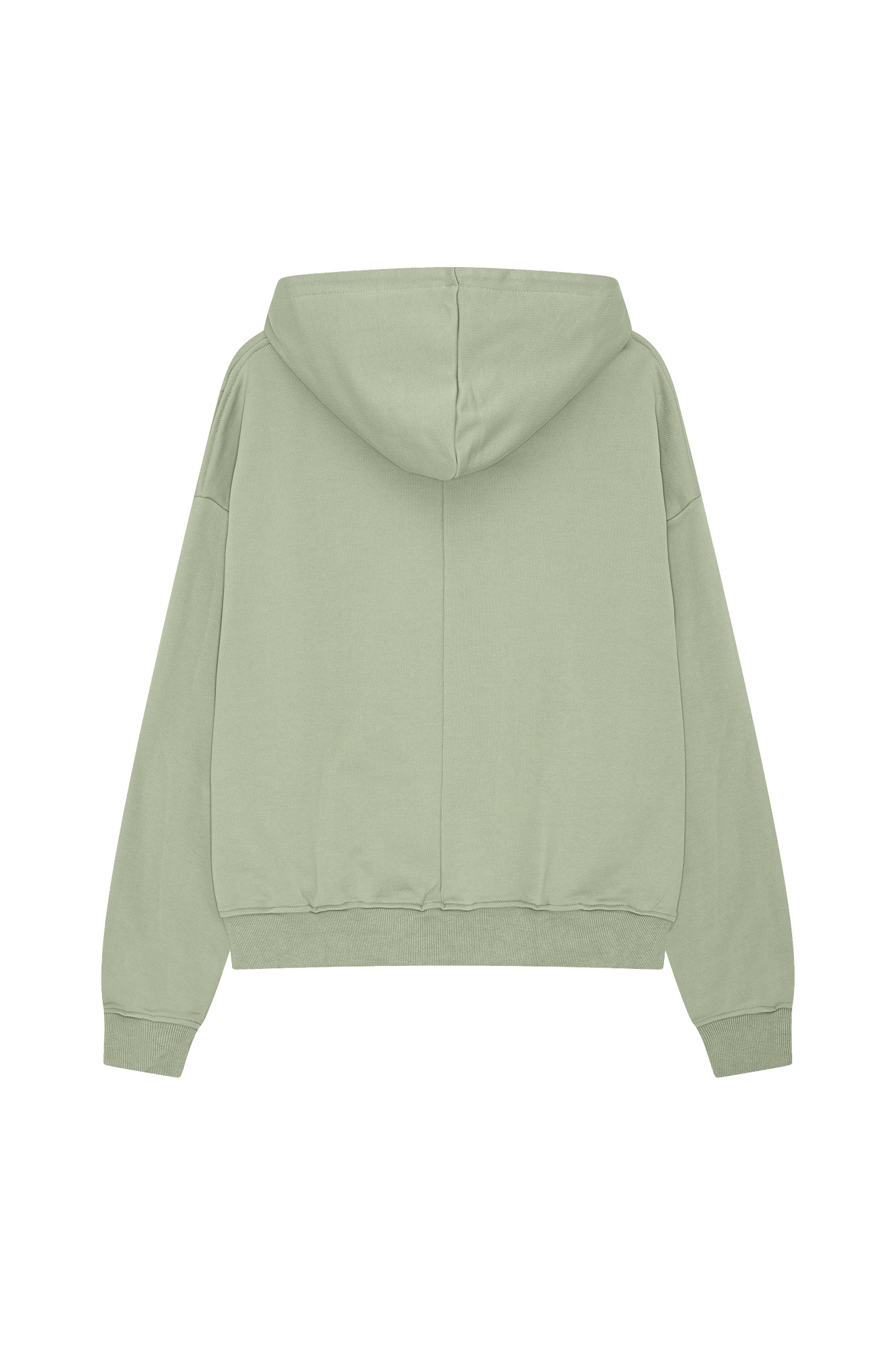 Essential Zip Hoodie Sage Green