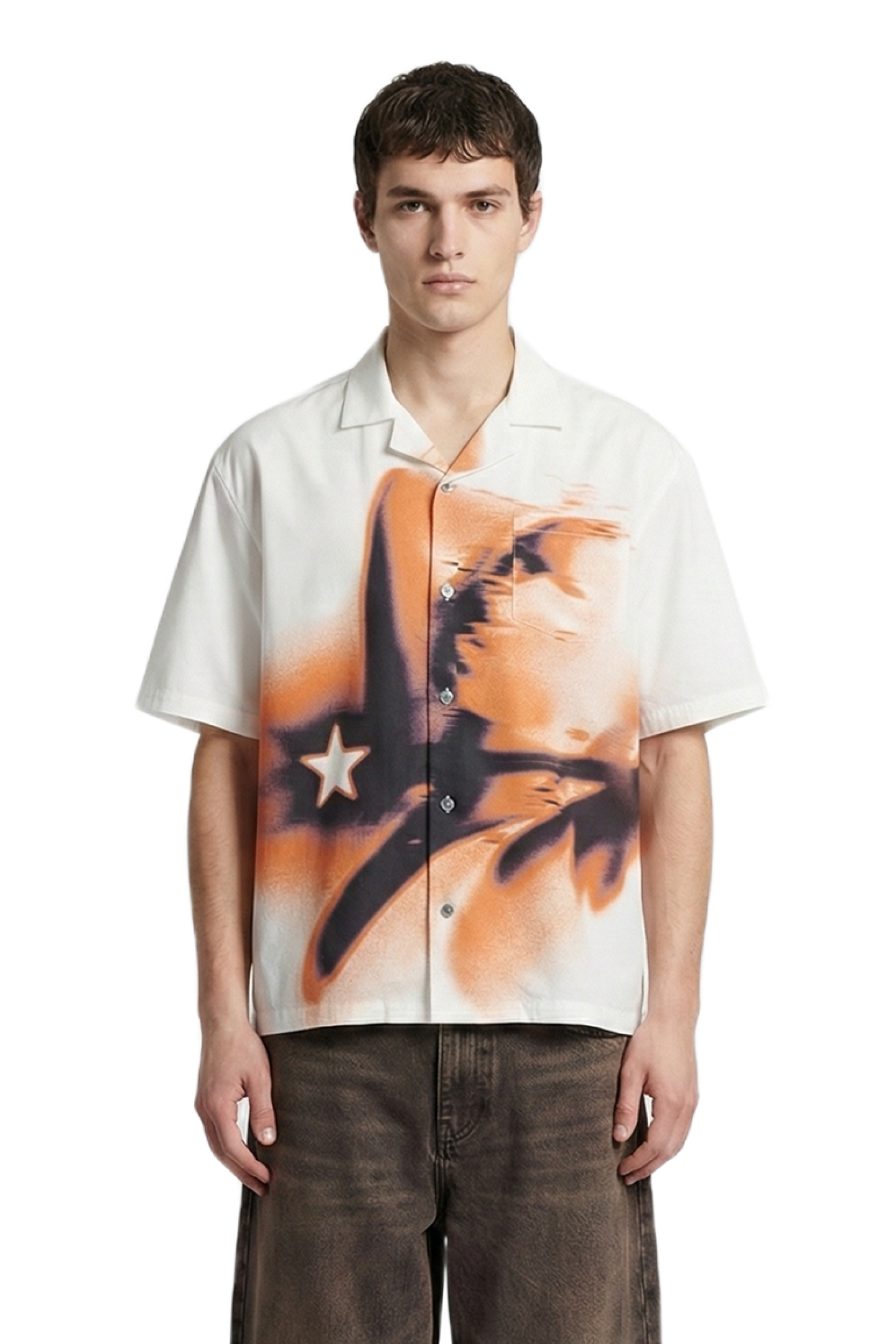 Hoshi Open Collar Shirt