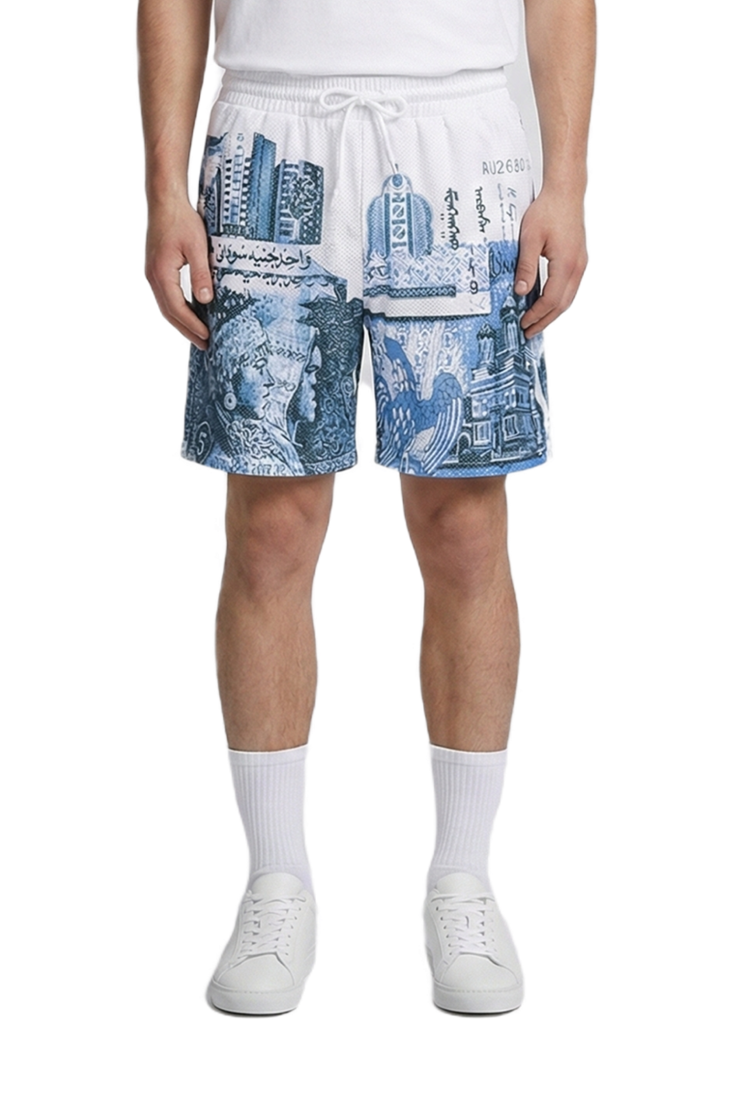 Okane Mesh Shorts Blue