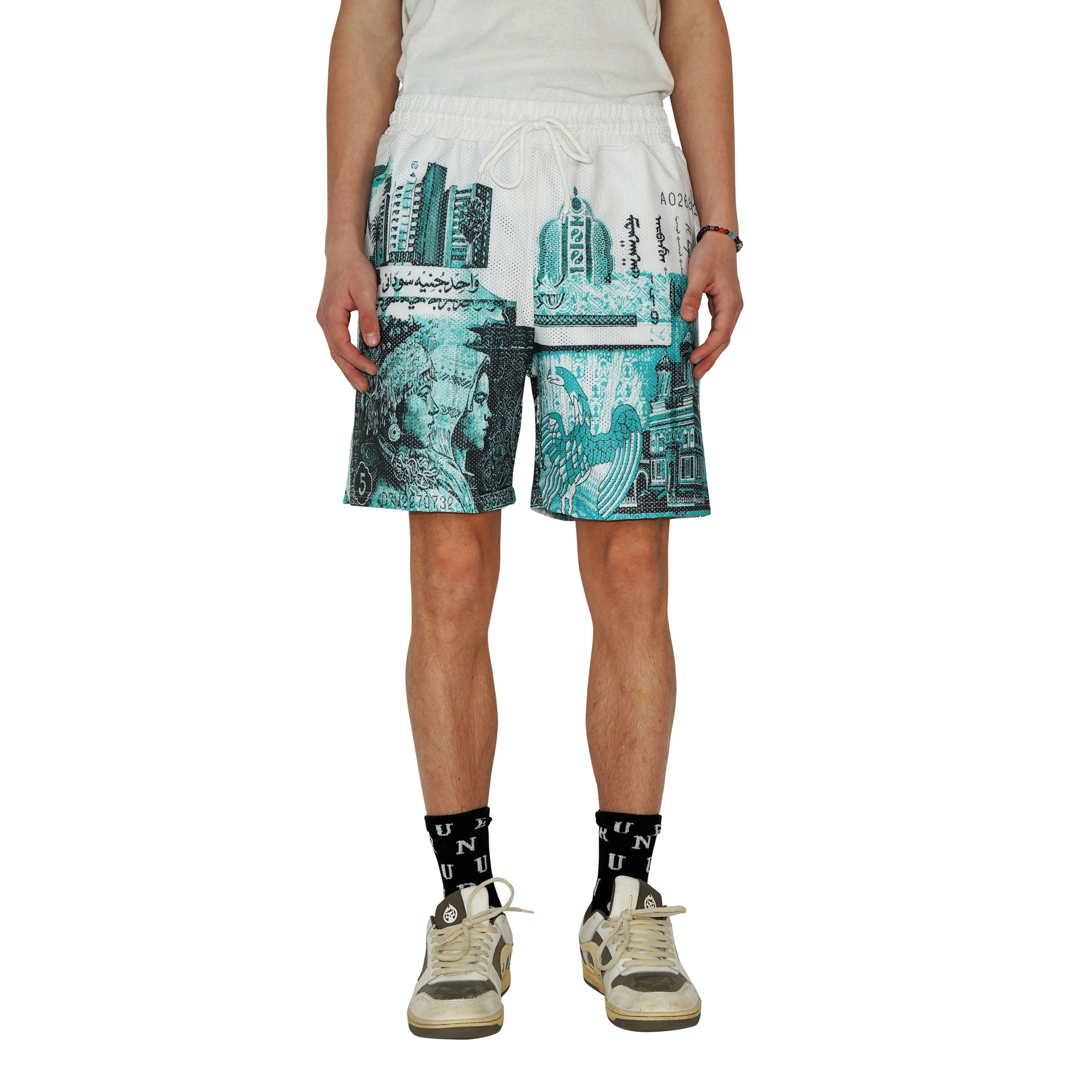 Okane Mesh Shorts Teal