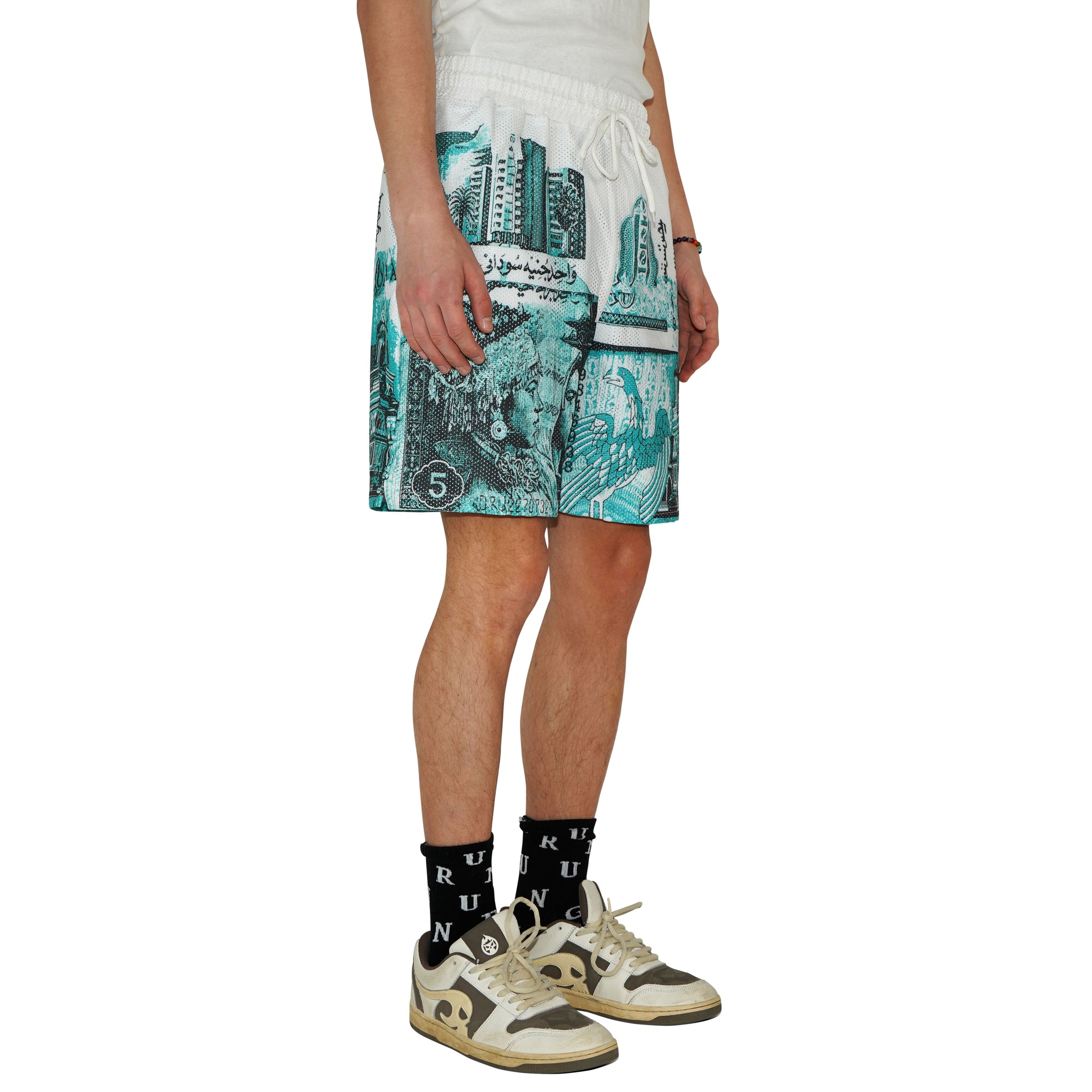 Okane Mesh Shorts Teal