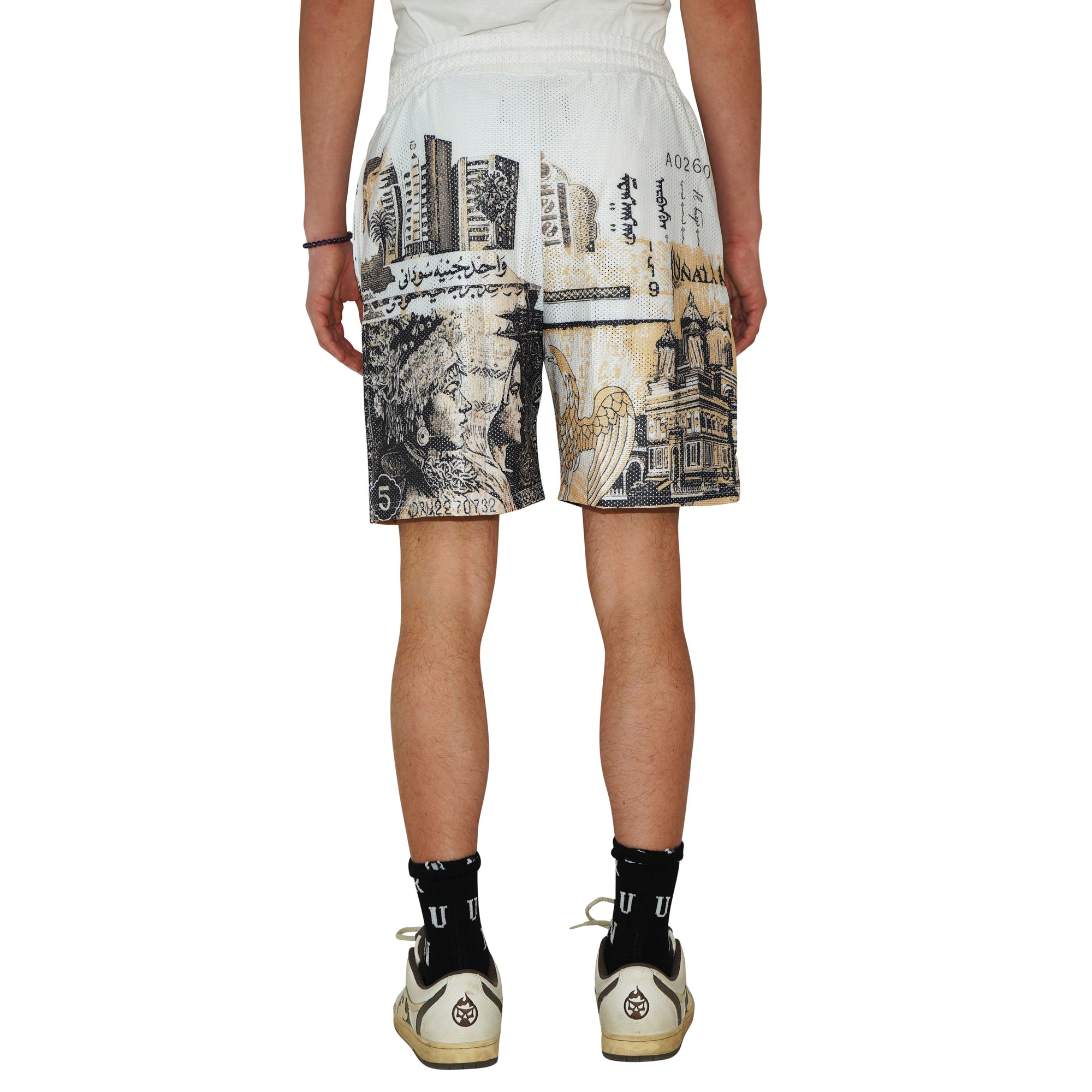 Okane Mesh Shorts Yellow