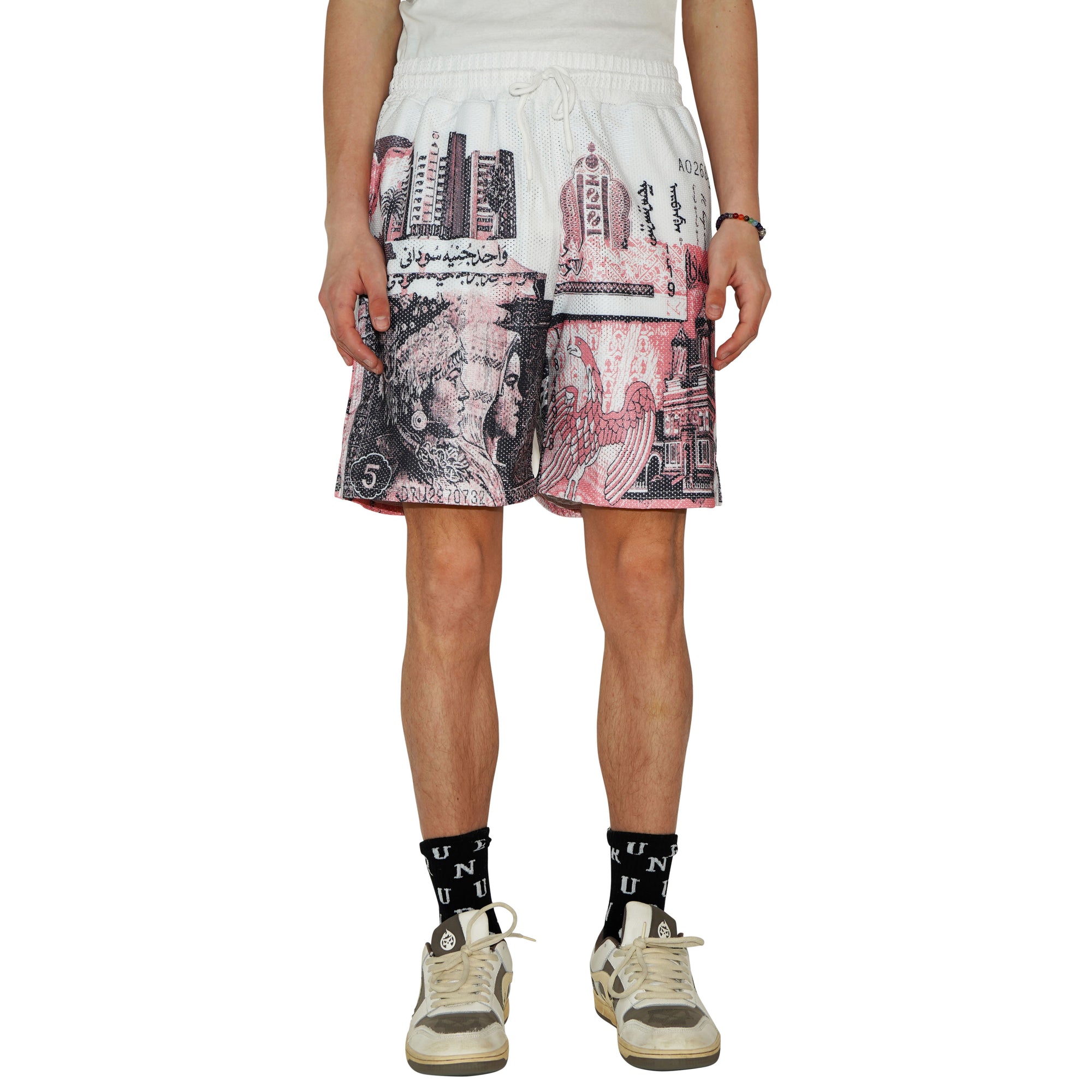 Okane Mesh Shorts Red