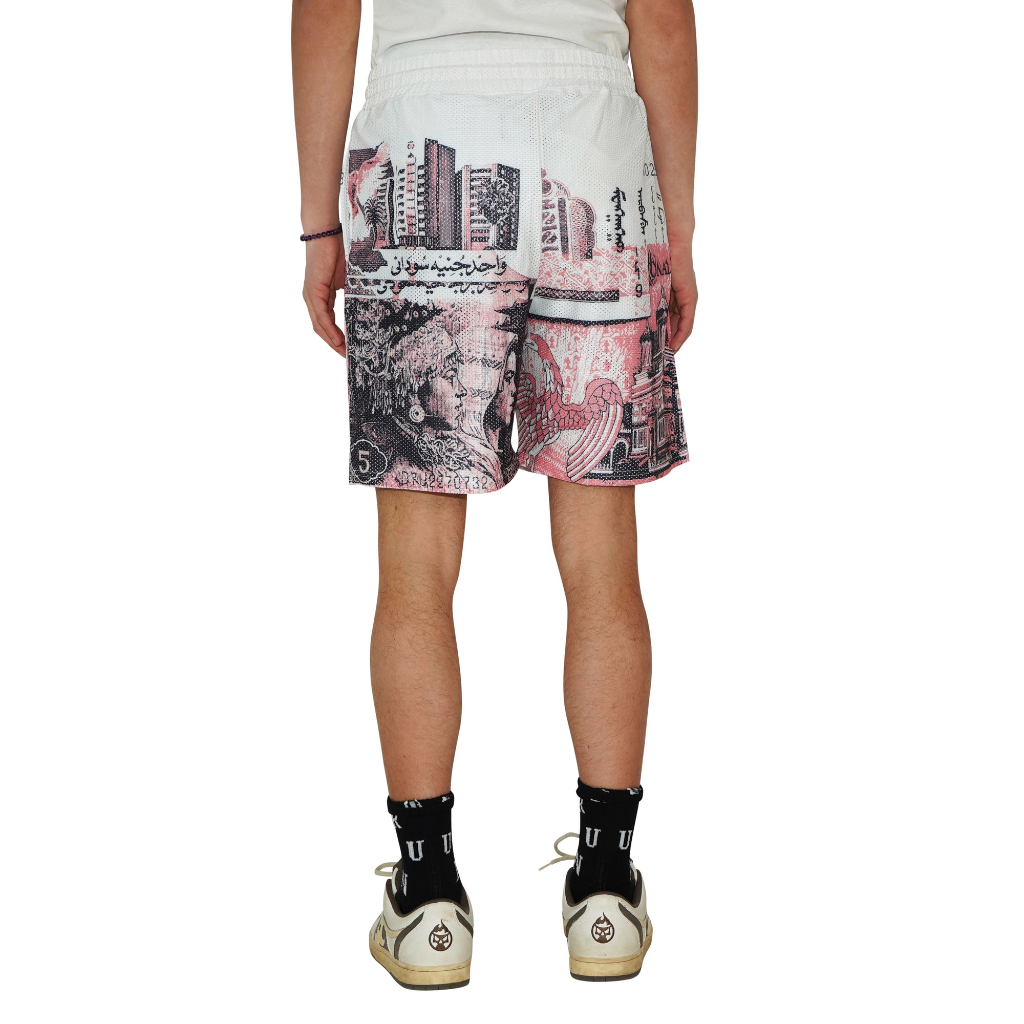 Okane Mesh Shorts Red