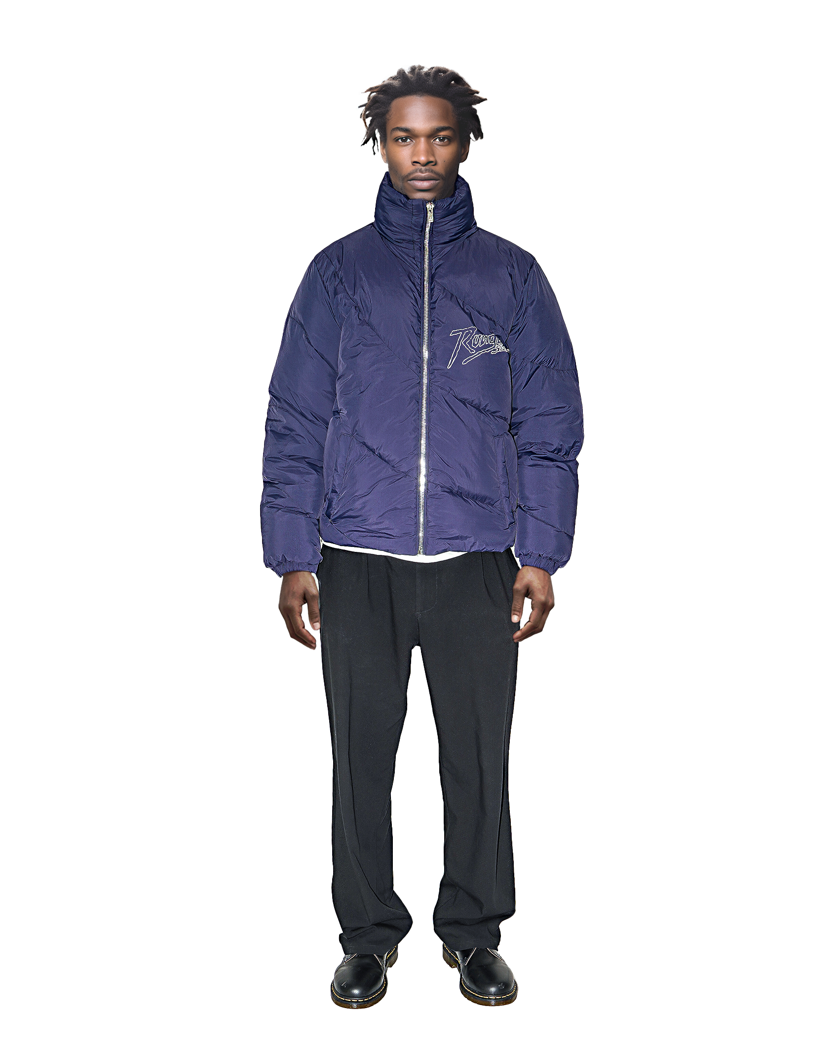 Waveform Puffer Blue