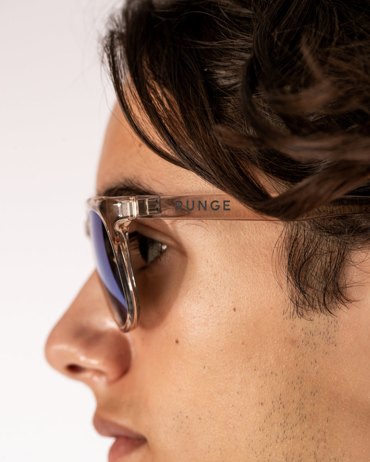 Transparent Logo Sunglasses - Runge