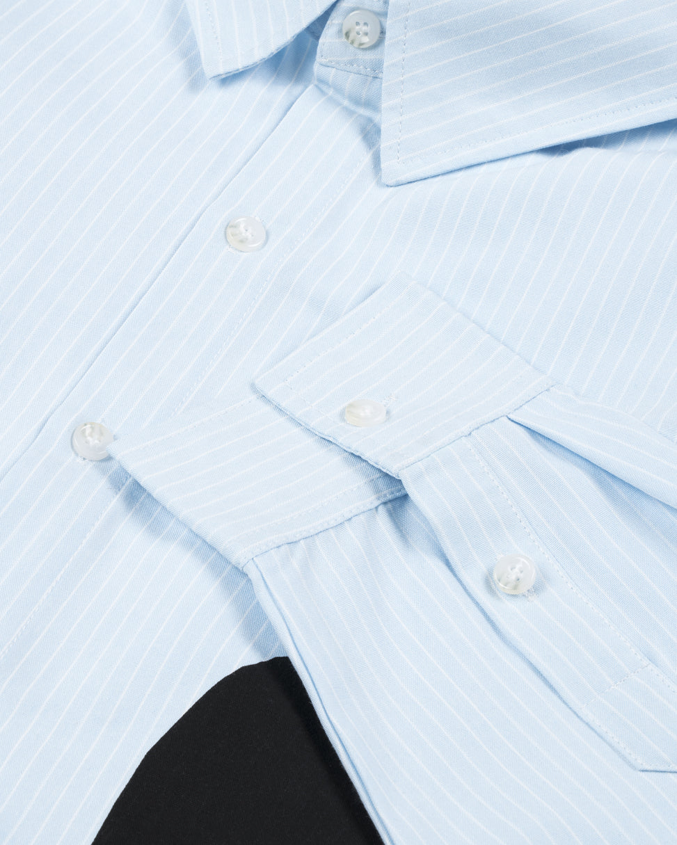 Replenish oversized shirt blue