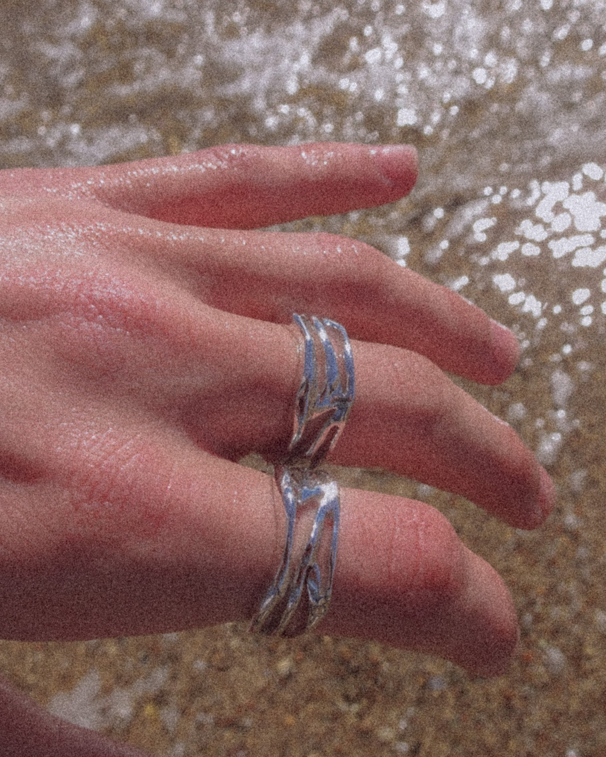 Fluid Silver Ring